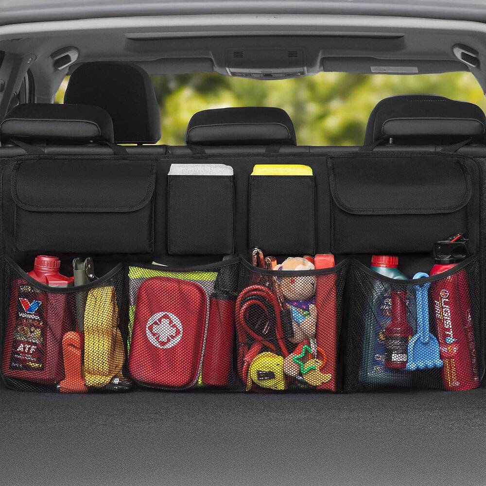 Preisbild für Wozinsky Großer Auto-Organizer für Rücksitzlehne und Kofferraum – Schwarz