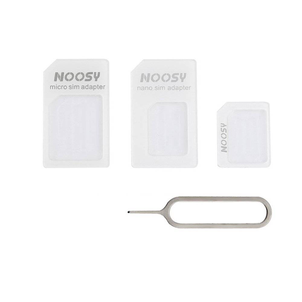 Noosa SIM-Karten-Adapter-Set + Schlüssel - Weiß-1
