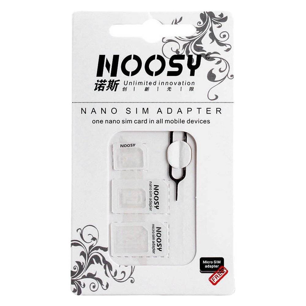 Noosa SIM-Karten-Adapter-Set + Schlüssel - Weiß-0