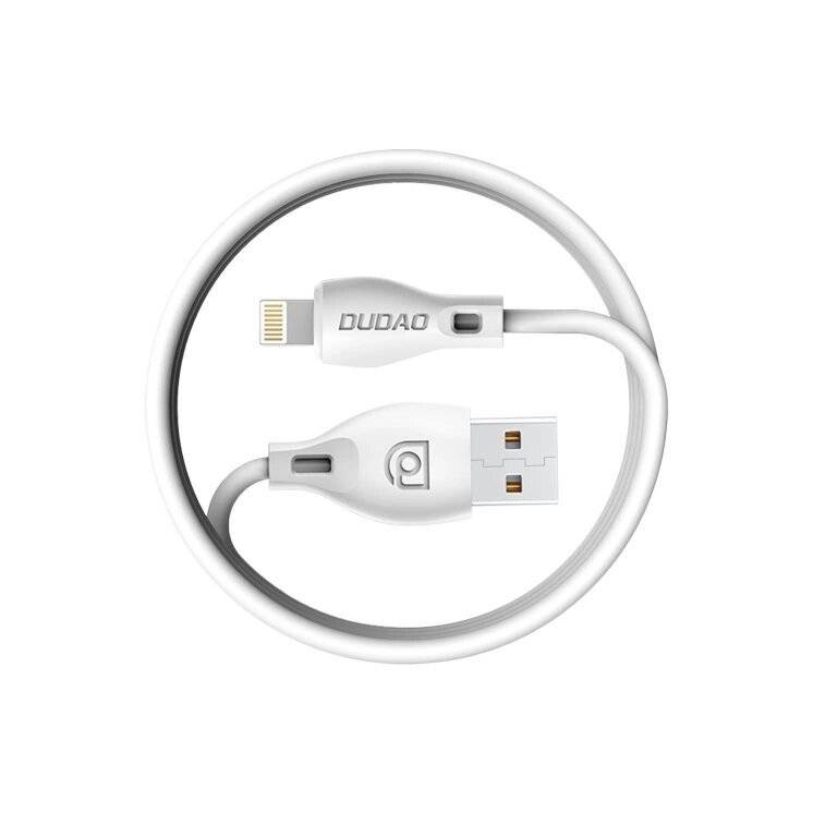 Dudao USB-/ Lightning Kabel 2,4 A 1 m weiß (L4L 1 m weiß)-3