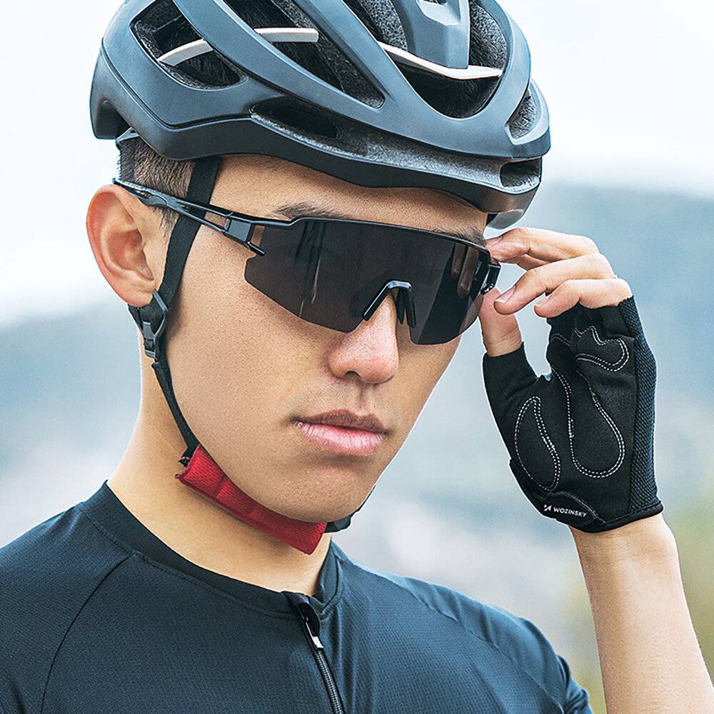 Wozinsky WRR-02L Fahrradhandschuhe Größe L - Grau-4