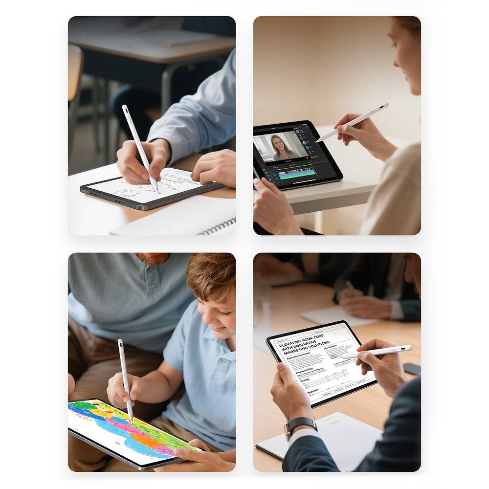 Metapen Pencil A8 für iPad – Weiß-4
