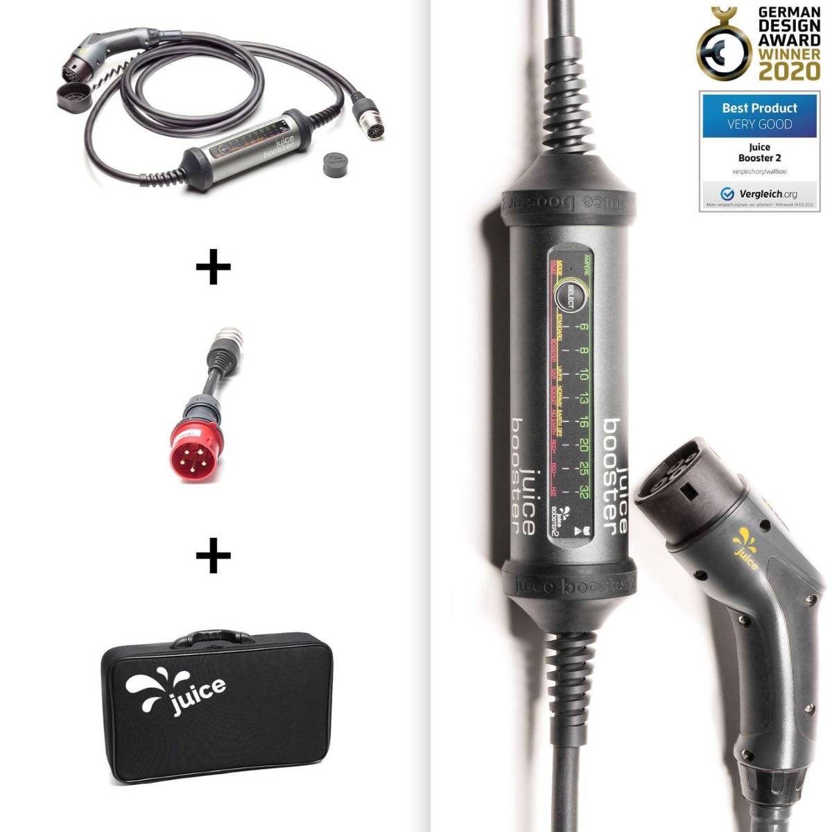 JUICE Essential Set 32 A BOOSTER 2 EL-JB2E mobile Ladestation-0