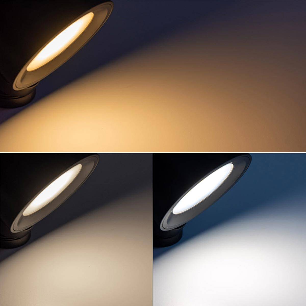 ChiliTec - LED Akku Clip-Leuchte CT-AKL3 CCT dimmbar, schwarz-1