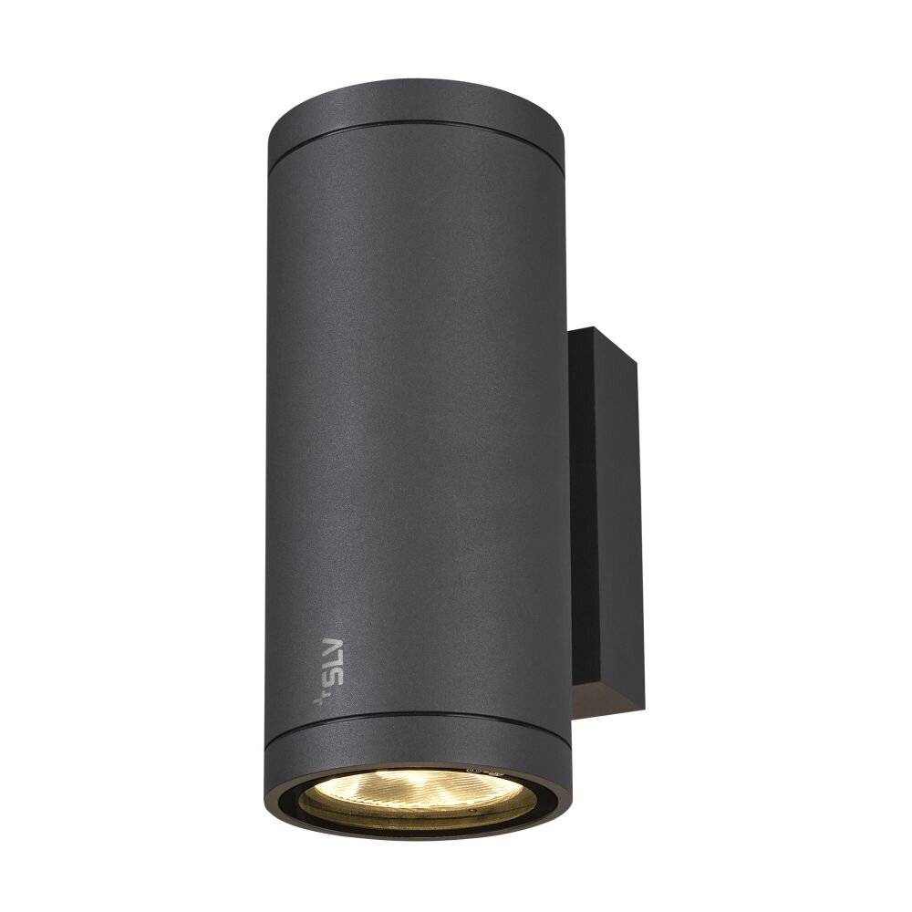 Preisbild für SLV ENOLA ROUND M UP/DOWN - LED Wandaufbauleuchte Outdoor (3.000/4.000K | 1.660/1.900lm | CCT Switch) - anthrazit