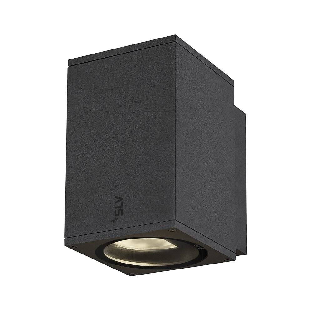 Preisbild für SLV Enola M Wandleuchte Aluminium Grau Quadrat 11W 980lm - 940 Kaltweiß | Außenbeleuchtung - IP65