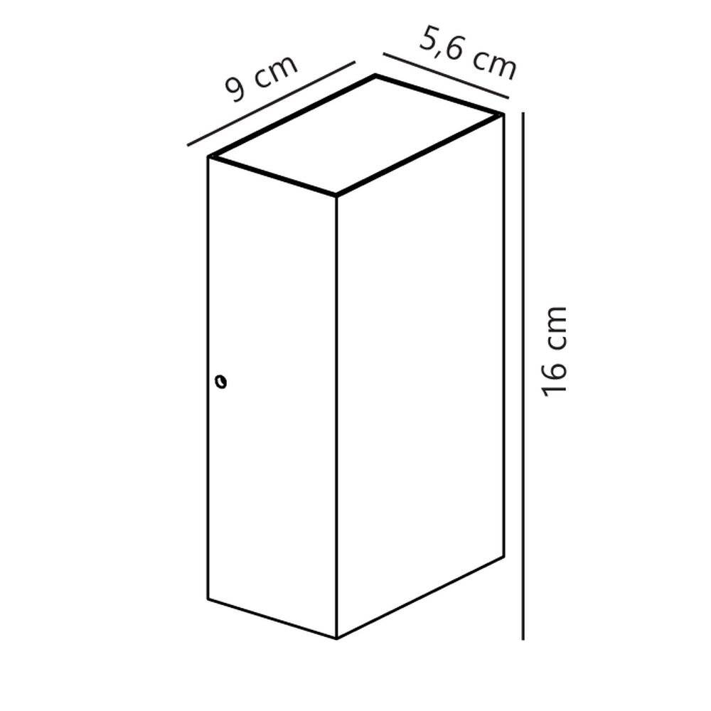 Preisbild für Nordlux Rold Wandleuchte Metall Braun Up & Down 10.5W 350lm - 830 Warmweiß