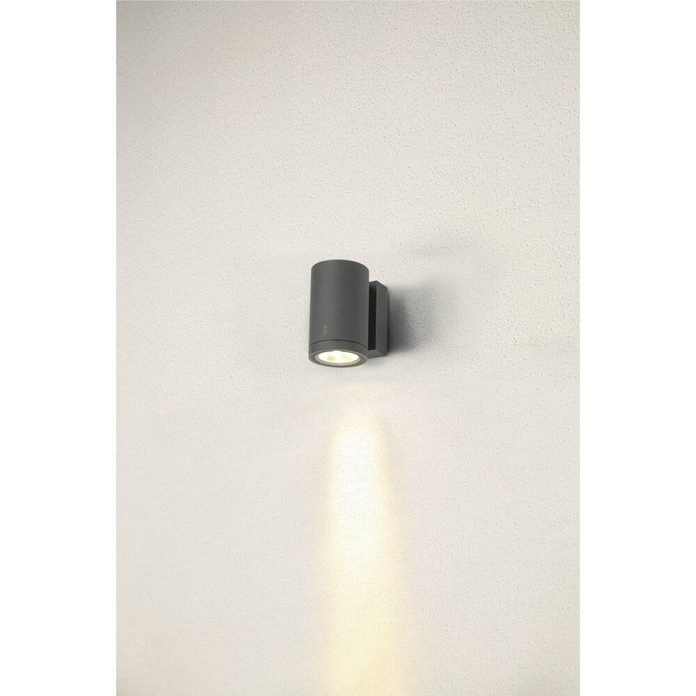 Preisbild für SLV ENOLA ROUND M - LED Wandaufbauleuchte Outdoor (4.000 K | 860/980 lm | CCT switch | 30.000h Lebensdauer) - anthrazit