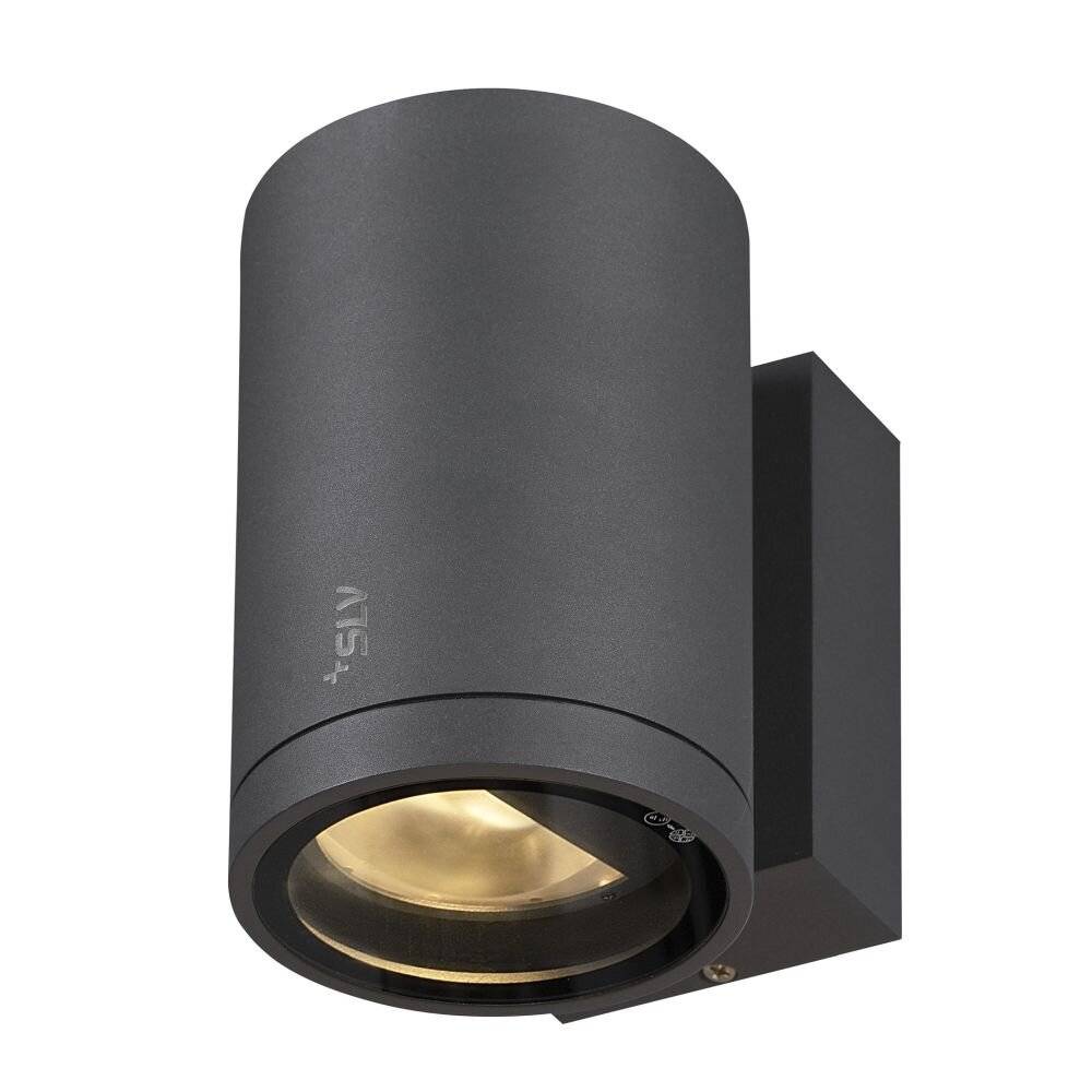 Symbolbild für SLV ENOLA ROUND M - LED Wandaufbauleuchte Outdoor (4.000 K | 860/980 lm | CCT switch | 30.000h Lebensdauer) - anthrazit