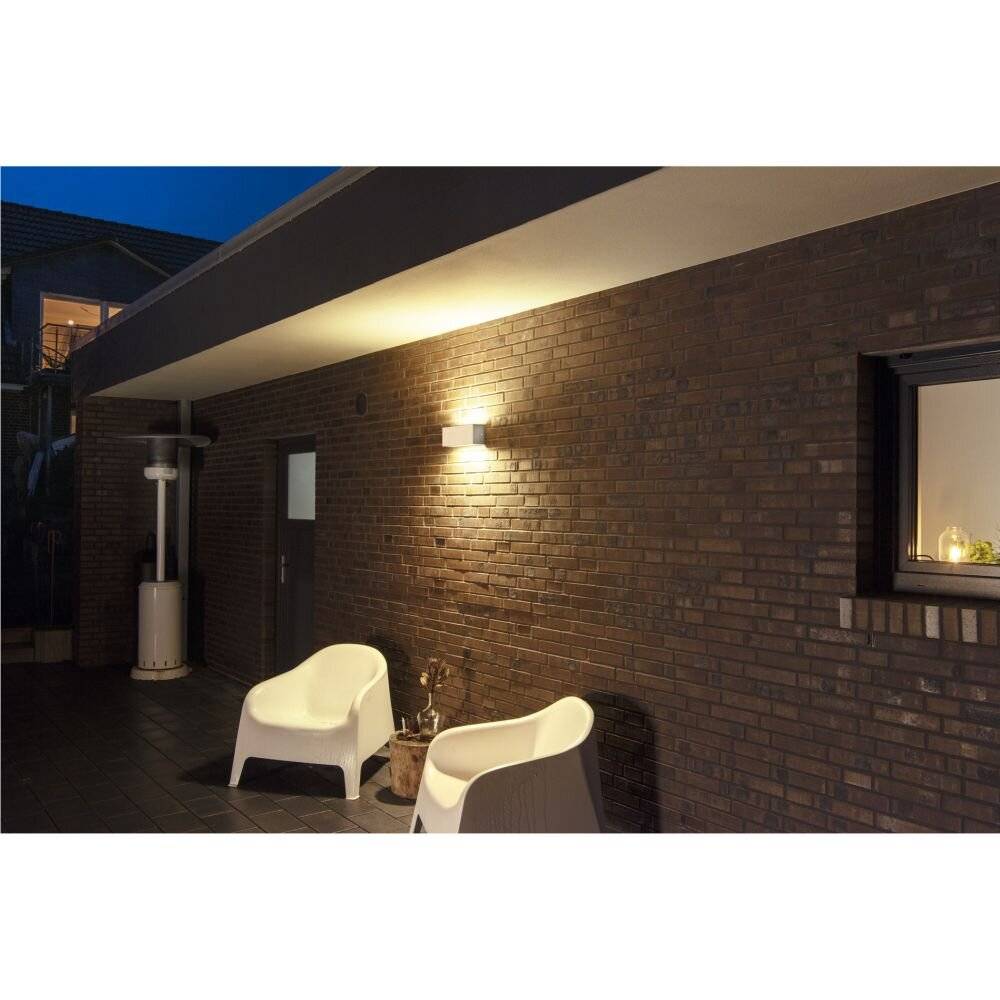 Symbolbild für SLV SITRA L 1005156 LED-Außenwandleuchte LED LED fest eingebaut 24 W Weiß