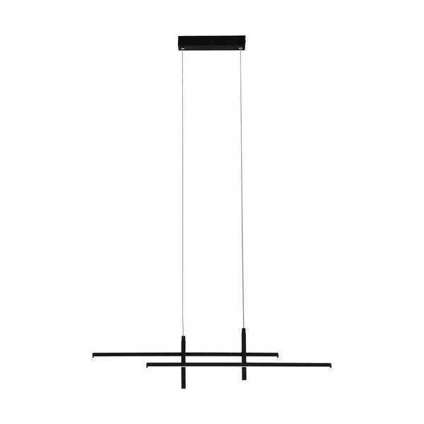 Eglo Pendelleuchte Trepilia Aluminium Stahl Schwarz 20W 2500lm - 830 Warmweiß | IP20