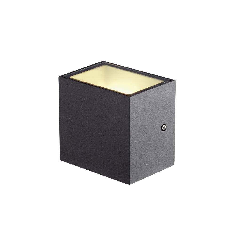 Symbolbild für SLV SITRA CUBE 1002032 LED-Außenwandleuchte LED 10 W Anthrazit