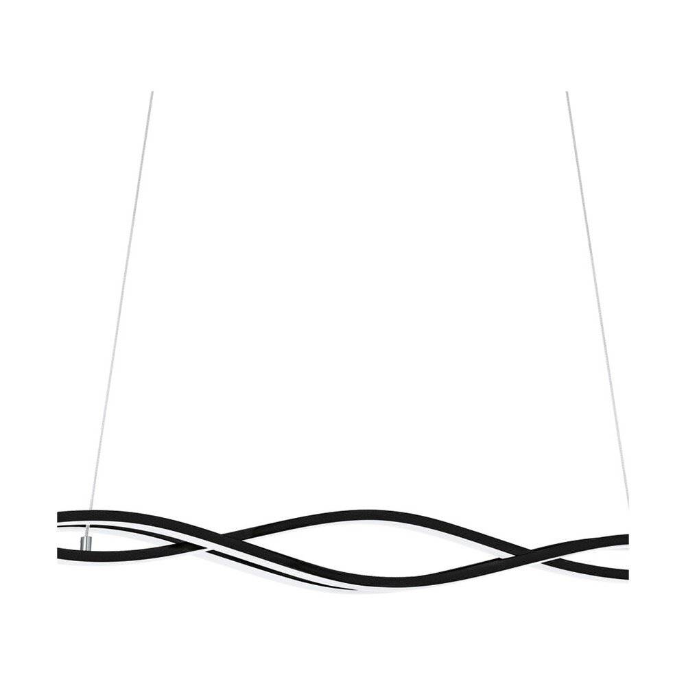 Symbolbild für Eglo Pendelleuchte Lasana 3 Stahl Aluminium Schwarz 11W 1500lm - 830 Warmweiß | IP20