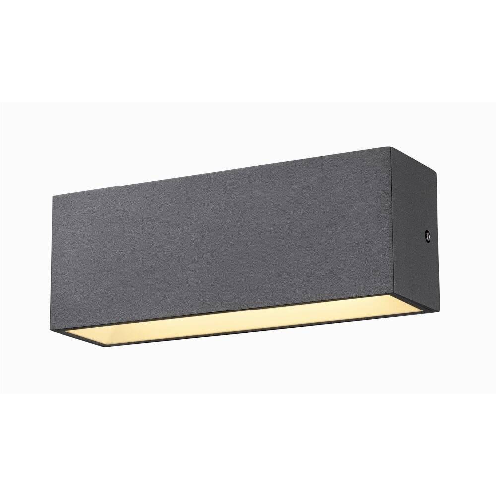 Preisbild für SLV Sitra L WL Up/Down, Wandbeleuchtung für den Außenbereich, Anthrazit, Aluminium, IP44, Fassade, Garage, I