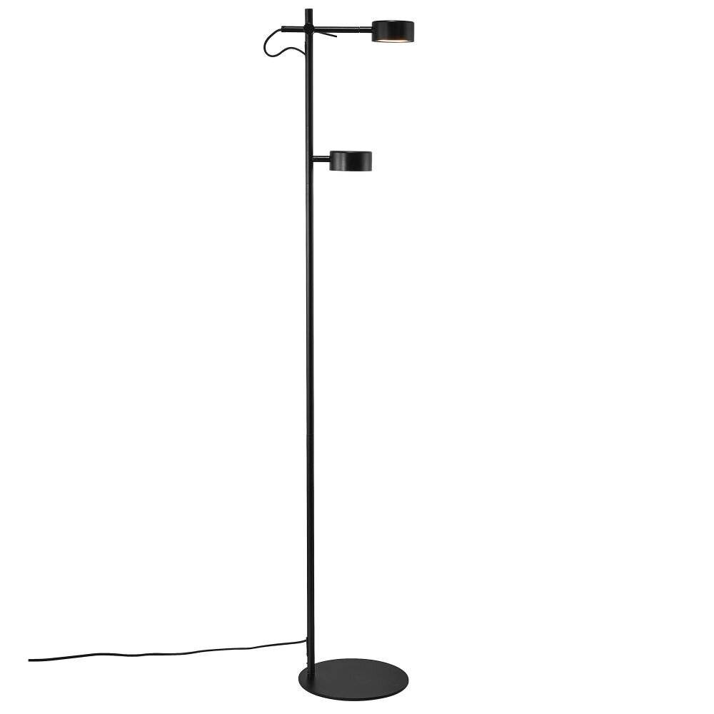 LED Stehleuchte Clyde in Schwarz 2x 5W 700lm-5