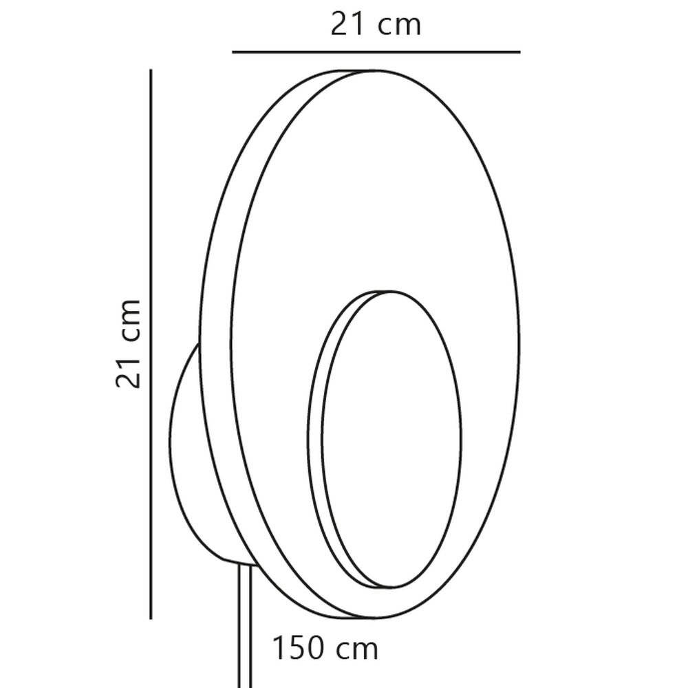 Symbolbild für Nordlux Marsi Wandleuchte Metall und PMMA Grün 7W 110lm - 830 Warmweiß | 3-Stufen Dimmbar