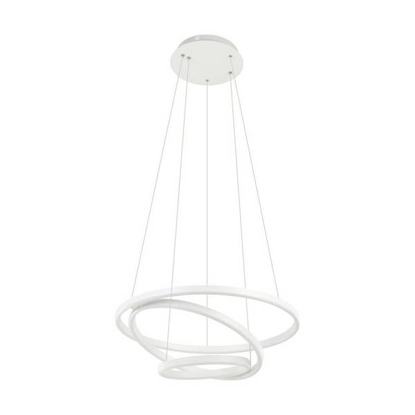 Eglo Pendelleuchte Lobinero-Z Aluminium Stahl Weiß 40W 6100lm - 830-865 Abstimmbares Weiß | IP20