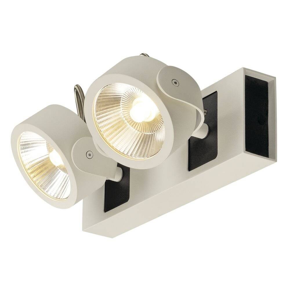 SLV 1000130 LED-Deckenleuchte LED 31 W Weinrot, Schwarz-2