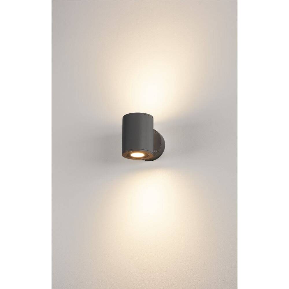 Preisbild für SLV SITRA UP/DOWN 1002018 LED-Außenwandleuchte LED LED fest eingebaut 18 W Anthrazit