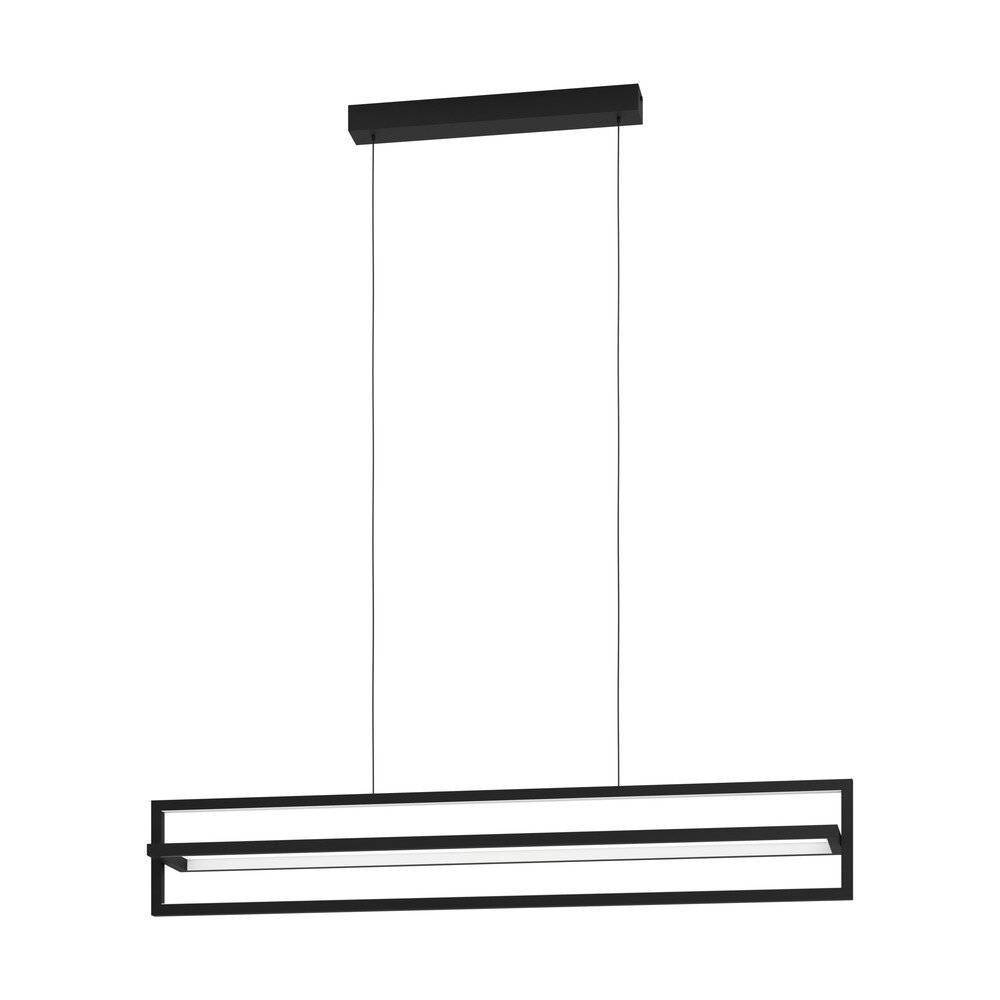 Eglo Pendelleuchte Siberia Stahl Schwarz 34W 4500lm - 830-865 Abstimmbares Weiß | IP20 - Dimmbar-0
