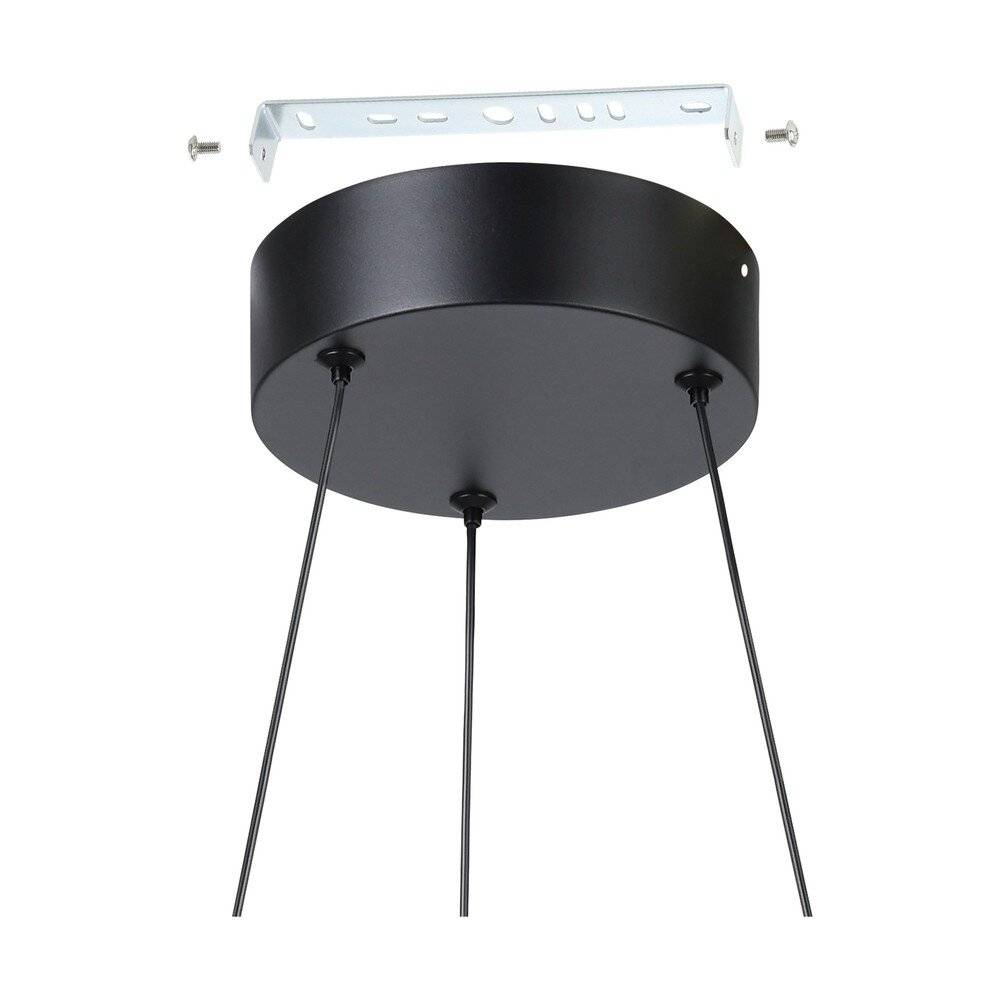 Symbolbild für Eglo Pendelleuchte Mezzomonte Aluminium Stahl Schwarz 20W 1600lm - 827-865 Abstimmbares Weiß | IP