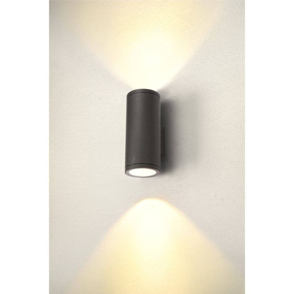 Symbolbild für SLV ENOLA ROUND L UP/DOWN - LED Wandaufbauleuchte Outdoor (3.000/4.000K | 5.400/6.000lm | CCT Switch | IP65) - anthrazit
