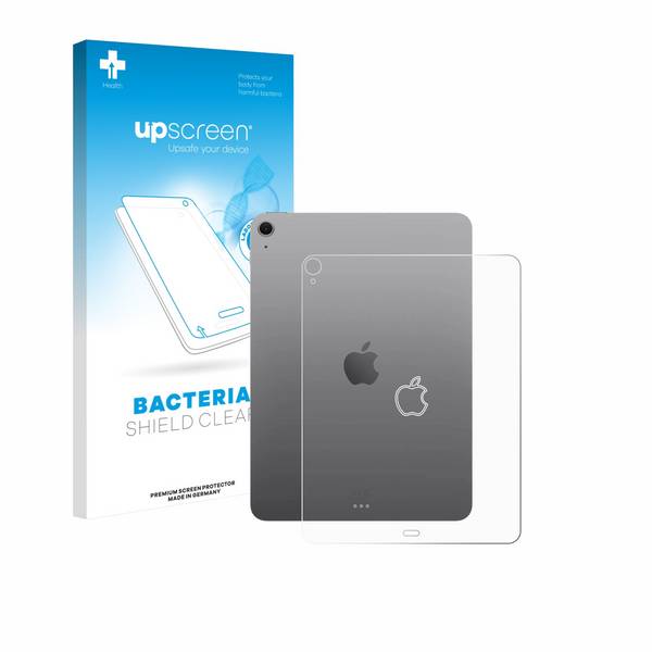 upscreen Schutzfolie für Apple iPad Air 13" M4 2026 (Rückseite) Antibakterielle Folie Klar Anti-Kratzer
