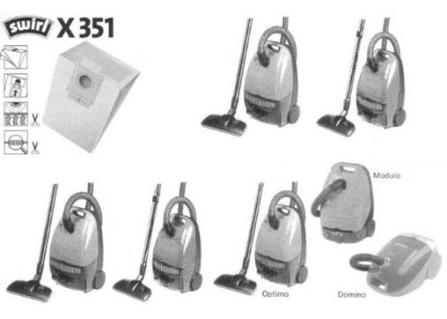 SWI Stofzuigerzak X351/4 MP+SWI Sacs Aspirateu-0