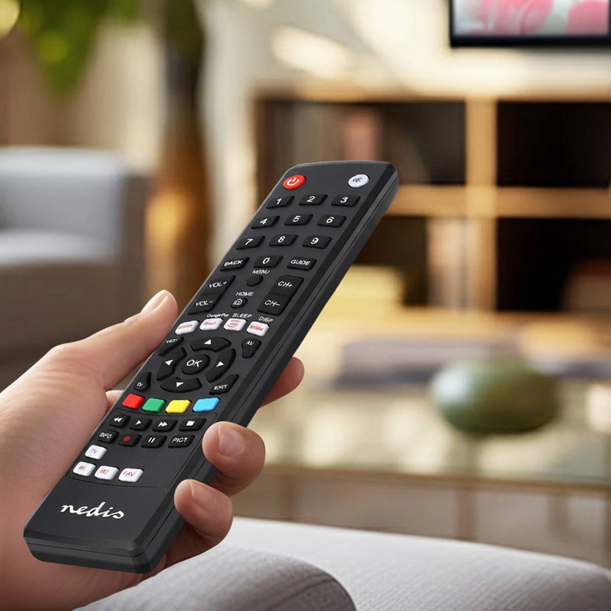 Nedis Universal-Fernbedienung | TVRC2310BK | Schwarz-3