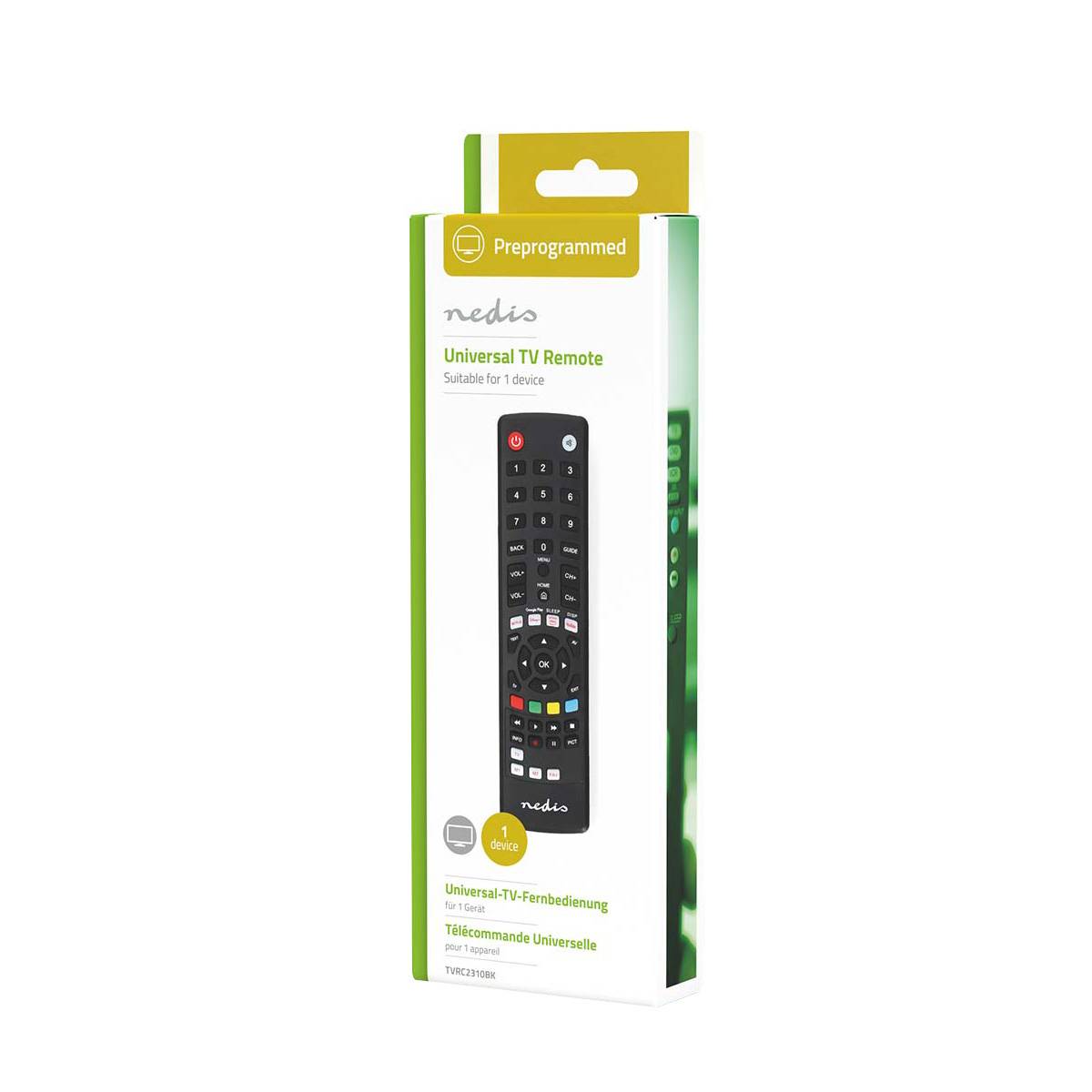 Nedis Universal-Fernbedienung | TVRC2310BK | Schwarz-4