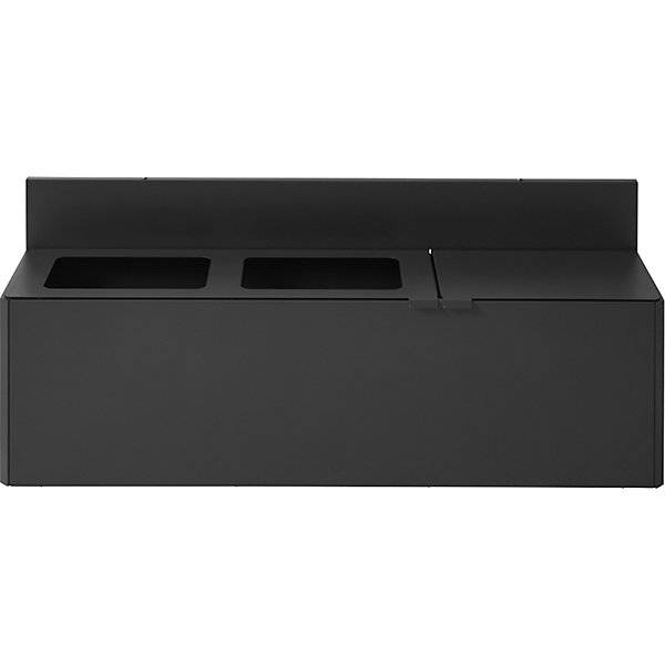 Wertstoffsammler Bica Basic Volumen 3 x 20 l Wandmontage anthrazit. Vepa Bins Groothandel B.V. 86553649-1