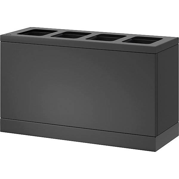Wertstoffsammler Bica Basic Volumen 4 x 10 l anthrazit. Vepa Bins Groothandel B.V. 86553249