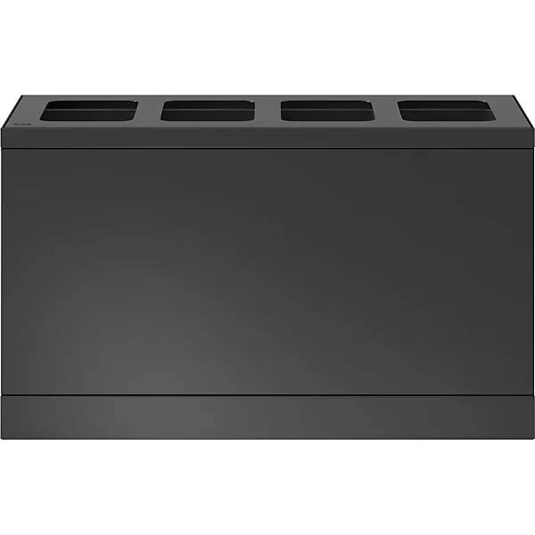 Wertstoffsammler Bica Basic Volumen 4 x 10 l anthrazit. Vepa Bins Groothandel B.V. 86553249-1
