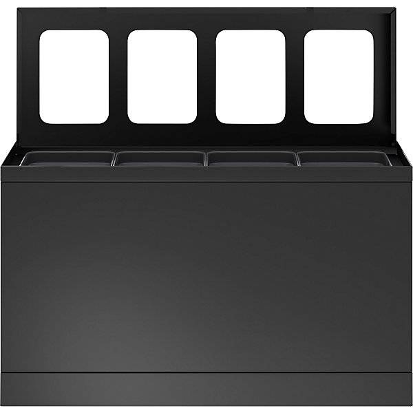 Wertstoffsammler Bica Basic Volumen 4 x 10 l anthrazit. Vepa Bins Groothandel B.V. 86553249-2