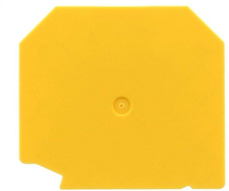 CONTA-CLIP SAP 16/2A YE, Abschlussplatte, Breite: 1,5 mm, Farbe: Gelb-0