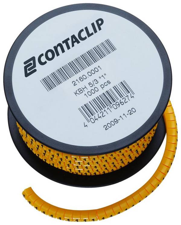 CONTA-CLIP KBH 5/3 neutral BN, Kabelbezeichnungshülse, Länge: 3 mm