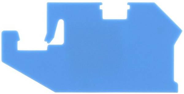 CONTA-CLIP HP 10x3 BU, Halteplatte Sammelschiene, Farbe: Blau, SKU: 2576.5