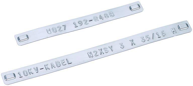 CONTA-CLIP MPS 2x28-35 So, Edelstahlmarkierer, Breite: 10,3 mm, SKU: 2658.035-0