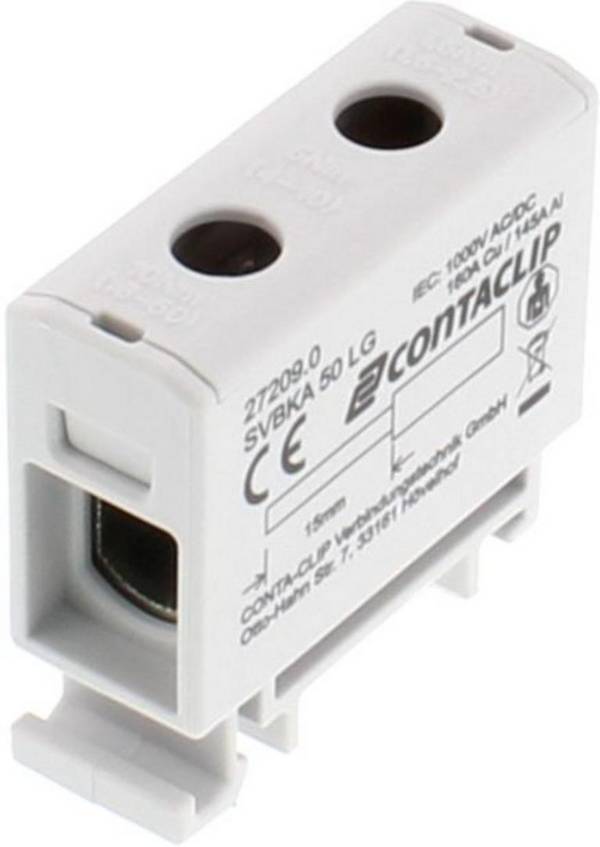 CONTA-CLIP SVBKA 50 LG, Schraub-Verteiler-Block, Schraubanschluss, SKU: 27209.0