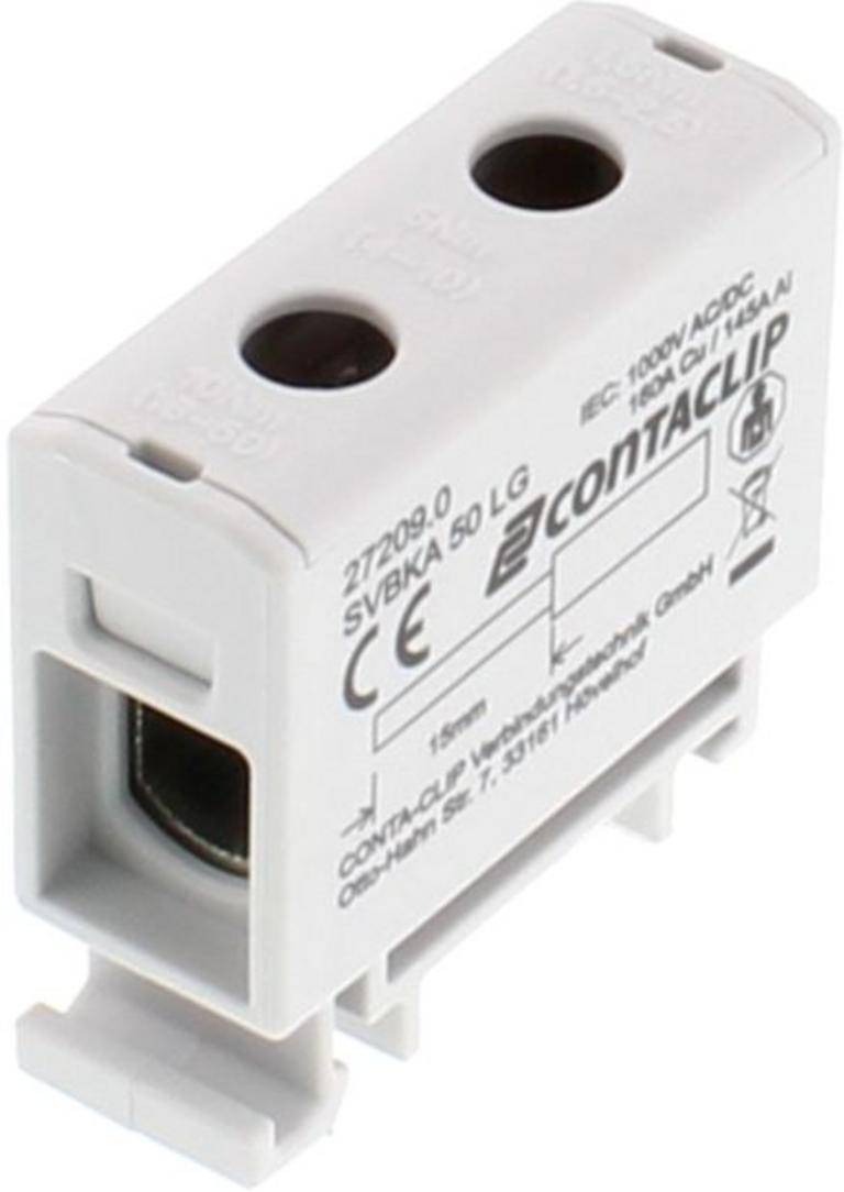 CONTA-CLIP SVBKA 50 LG, Schraub-Verteiler-Block, Schraubanschluss, SKU: 27209.0-0