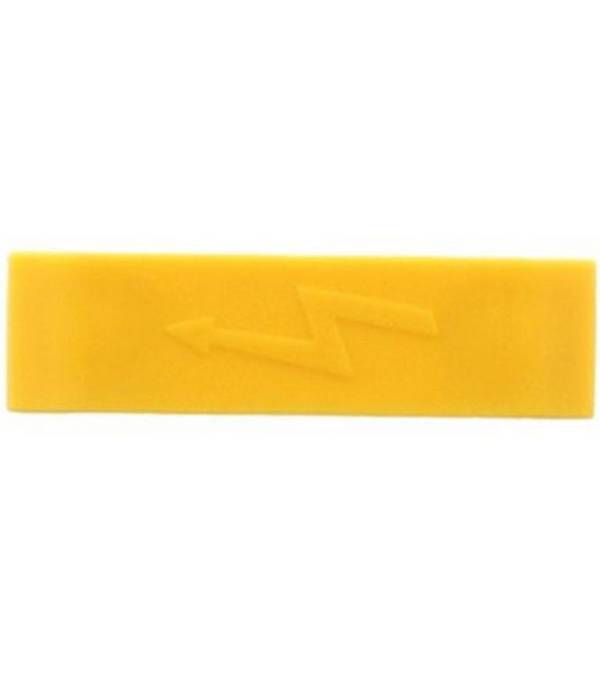 CONTA-CLIP SAD 1/8/B YE, Abdeckung, Breite: 8 mm, Farbe: Gelb, SKU: 17297.8