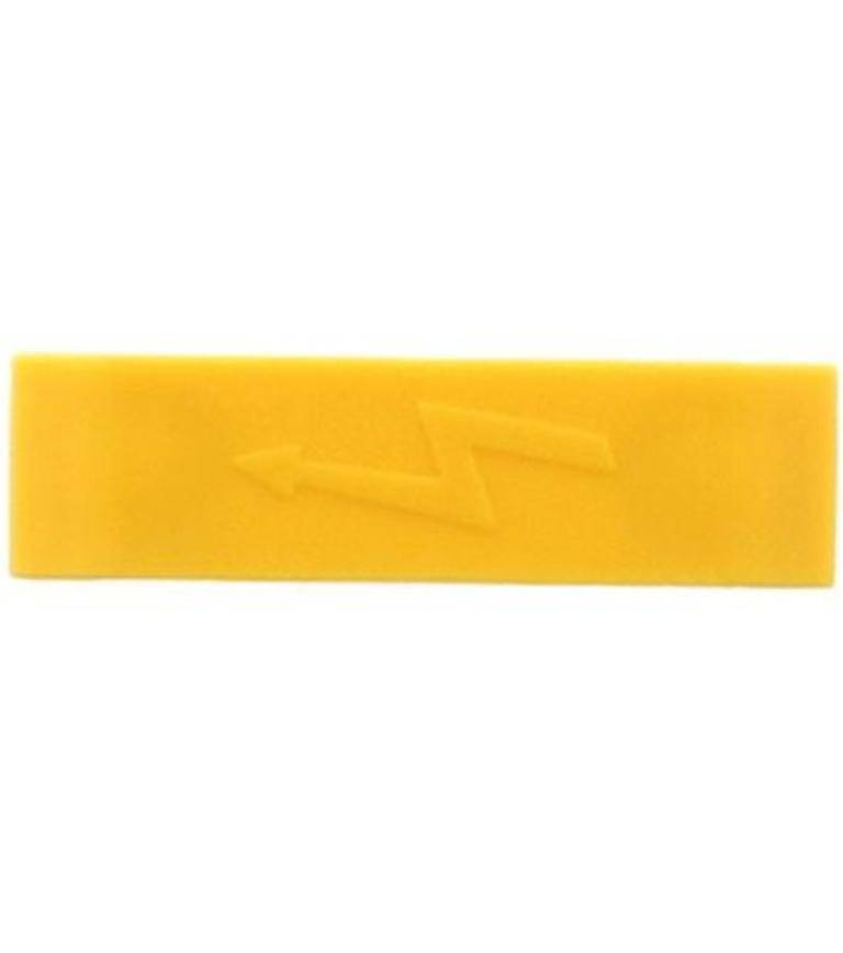 CONTA-CLIP SAD 1/8/B YE, Abdeckung, Breite: 8 mm, Farbe: Gelb, SKU: 17297.8-0