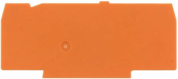 CONTA-CLIP FAPT 2,5/3A OG, Abschlussplatte, Breite: 1,5 mm, Farbe: Orange