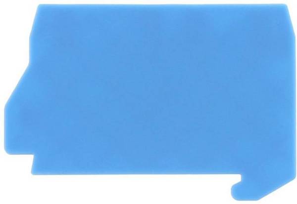 CONTA-CLIP FAPI 2,5-4/2A BU, Abschlussplatte, Breite: 1,5 mm, Farbe: Blau