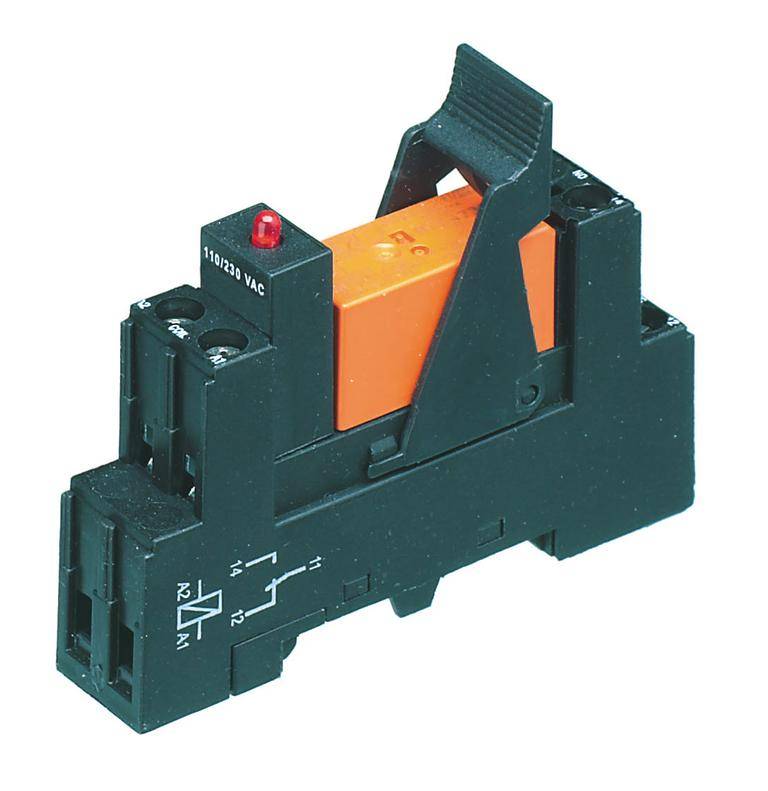 CONTA-CLIP PRSU 1/230V AC, Vormontiertes Relaismodul PRS…, Schraubanschluss