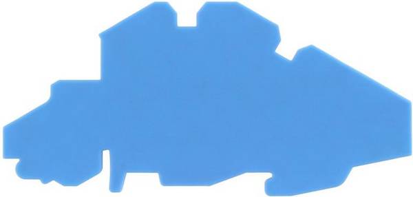 CONTA-CLIP FAP 4/S BU, Abschlussplatte, Breite: 2,5 mm, Farbe: Blau, SKU: 3480.5