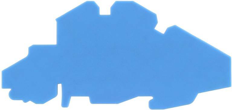 CONTA-CLIP FAP 4/S BU, Abschlussplatte, Breite: 2,5 mm, Farbe: Blau, SKU: 3480.5-0