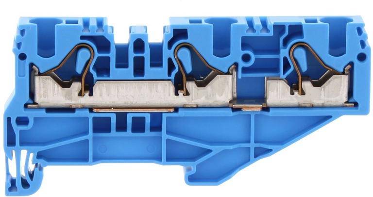 CONTA-CLIP FRKI 6-10/3A BU, Durchgangs-Installationsklemme, SKU: 3216.5-0