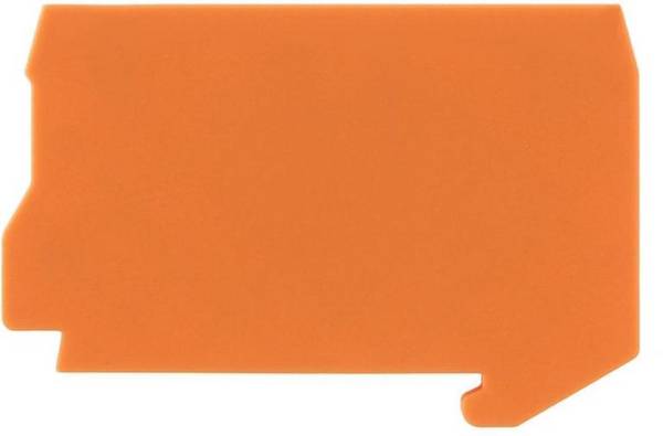 CONTA-CLIP FAPI 6-10/2A OG, Abschlussplatte, Breite: 1,5 mm, Farbe: Orange