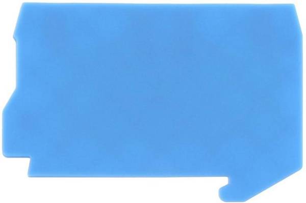 CONTA-CLIP FAPI 6-10/2A BU, Abschlussplatte, Breite: 1,5 mm, Farbe: Blau